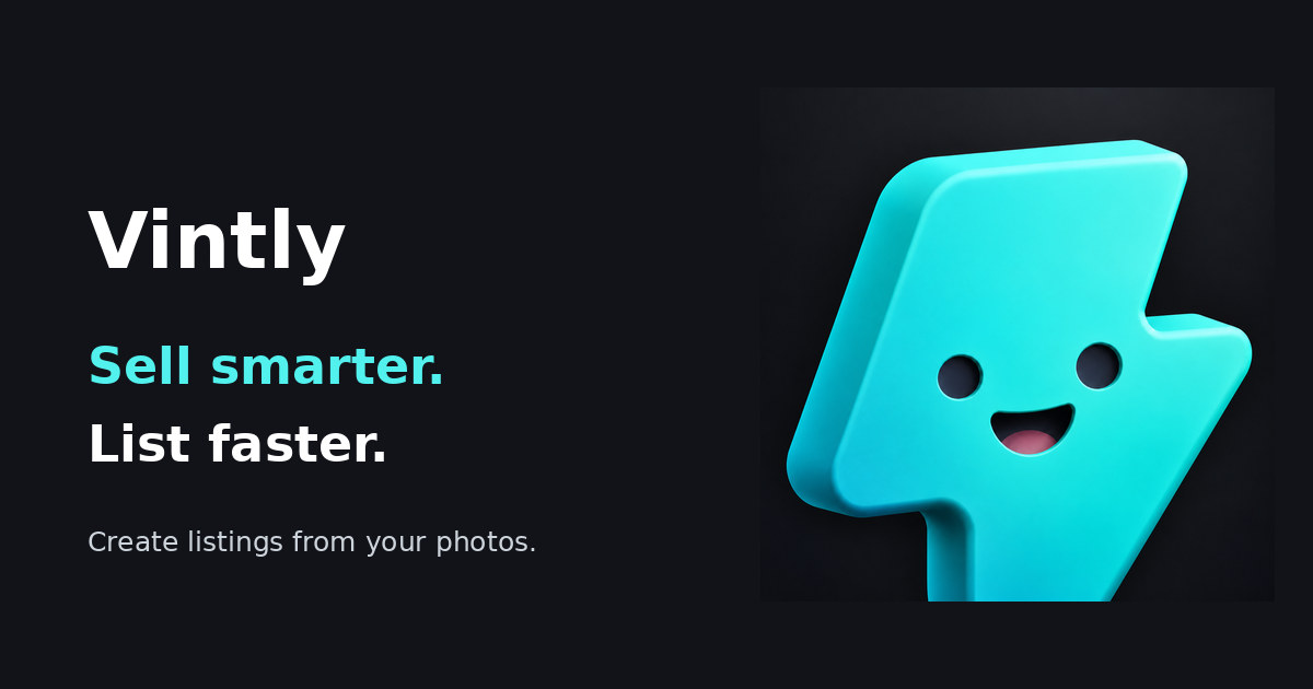 Vintly's existing public brand preview graphic